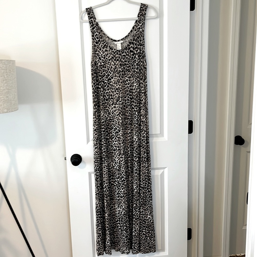 Animal Print Maxi Dress